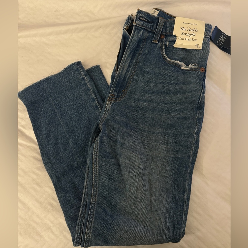Abercrombie straight ankle length jeans